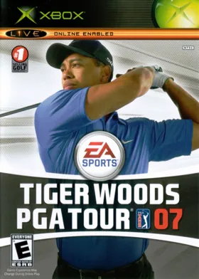 Tiger Woods PGA Tour 07 (USA) box cover front